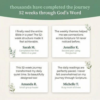 Bible In A Year 52-Week Study